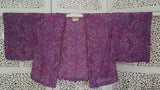 Uma kimono topp #33 - one size, passar S - XL - Betty & Uma Upcycled Collection