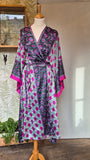 Aadhya long kimono/indian robe #16 - BETTY & UMA UPCYCLED COLLECTION