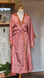 Aadhya long kimono/indian robe #15 - BETTY & UMA UPCYCLED COLLECTION