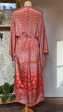 Aadhya long kimono/indian robe #15 - BETTY & UMA UPCYCLED COLLECTION