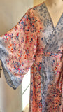 Aadhya long kimono/indian robe #17 - BETTY & UMA UPCYCLED COLLECTION