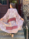 Betty long kimono/indian robe i mjuk rasgulla  #8 - 50% REA - BETTY & UMA UPCYCLED COLLECTION