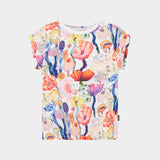 Dedicated T-shirt Visby Fantasy Flowers Multi Color