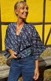 Uma kimono topp #61 - one size, passar S - L - Betty & Uma Upcycled Collection