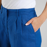 Dedicated Dedicated Pants Vickleby Linen Limoges Blue - 30% REA
