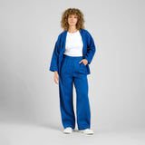 Dedicated Dedicated Pants Vickleby Linen Limoges Blue - 30% REA
