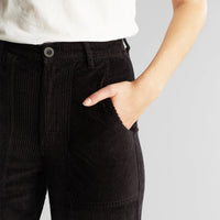 Dedicated Workwear Pants Vara Corduroy black, svarta manchesterbyxor