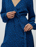MbyM Sameer maxidress Sevitta Print Blue, blått mönster - 50%REA