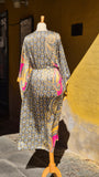 Aadhya long kimono/indian robe #13 - BETTY & UMA UPCYCLED COLLECTION