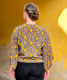 Uma kimono topp #27 - one size, passar S - XL - Betty & Uma Upcycled Collection