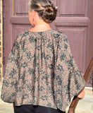 Uma kimono topp #12 - one size, passar S - XL - Betty & Uma Upcycled Collection
