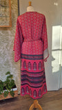 Aadhya long kimono/indian robe #6 - BETTY & UMA UPCYCLED COLLECTION