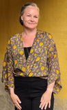 Uma kimono topp #28 - one size, passar S - XL - Betty & Uma Upcycled Collection