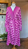 Aadhya long kimono/indian robe #7 - BETTY & UMA UPCYCLED COLLECTION