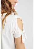 People Tree Emery top in white - NU: 200 Kr