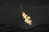 Bohemia Oakleaf Earring in Goldpleated Brass