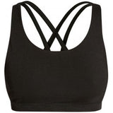 People Tree Yoga Cross Back Top in Black - 50% REA - sista storleken: XS