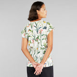 Dedicated T-shirt Visby Flower Field Off-Wisper White