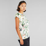 Dedicated T-shirt Visby Flower Field Off-Wisper White