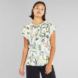 Dedicated T-shirt Visby Flower Field Off-Wisper White