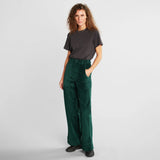 Dedicated Workwear Pants Vara Corduroy dark green, mörkgrön