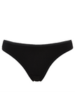 People Tree Thong in Black - 50% REA