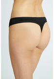 People Tree Thong in Black - 50% REA