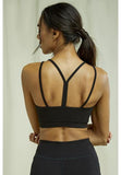 People Tree Yoga Cross Back Top in Black - 50% REA - sista storleken: XS