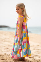 Poppy Field Anya Kids Dress in Pink Rainbow- 50% REA - 12 years/ XXS