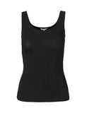 MbyM Sina Top in Black, Baslinne i MicroModal i Svart