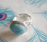 Ring med Larimar sten #2  - Betty & Uma Collection