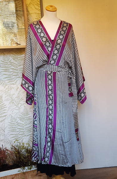 Annie long kimono/indian robe - BETTY & UMA UPCYCLED COLLECTION  #7