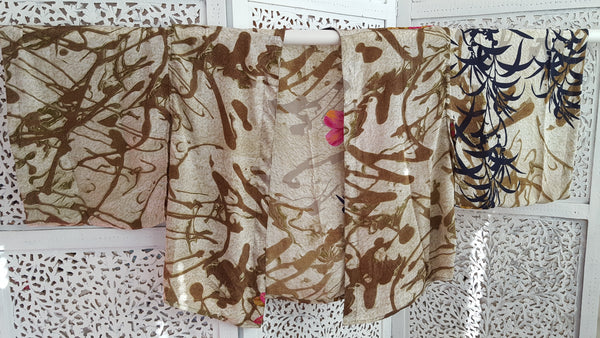 Uma kimono topp #8  - one size, passar S - XL - Betty & Uma Upcycled Collection