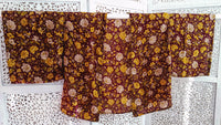 Uma kimono topp #4 - vinröd - one size, passar S - XL - Betty & Uma Upcycled Collection