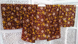 Uma kimono topp #4 - vinröd - one size, passar S - XL - Betty & Uma Upcycled Collection