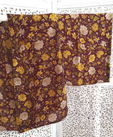 Uma kimono topp #4 - vinröd - one size, passar S - XL - Betty & Uma Upcycled Collection