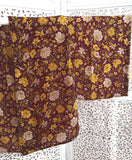Uma kimono topp #4 - vinröd - one size, passar S - XL - Betty & Uma Upcycled Collection