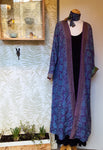 Bettina siden ikatmönster - vändbar kimono #10 - BETTY & UMA UPCYCLED COLLECTION