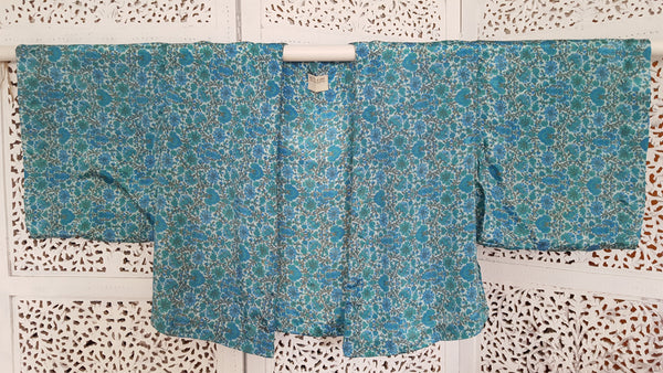 Uma kimono topp #28 - one size, passar S - L - Betty & Uma Upcycled Collection
