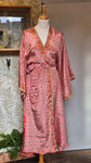 Aadhya long kimono/indian robe #15 - BETTY & UMA UPCYCLED COLLECTION