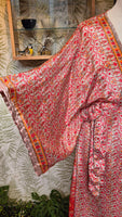 Aadhya long kimono/indian robe #15 - BETTY & UMA UPCYCLED COLLECTION