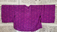 Uma kimono topp #50 - one size, passar S - XL - Betty & Uma Upcycled Collection