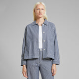 Dedicated Jacket Stiby Stripe in Blue - fler storlekar inom kort!
