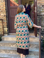 Betty long kimono/indian robe i mjuk rasgulla  #18 - 20% REA - BETTY & UMA UPCYCLED COLLECTION
