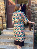Betty long kimono/indian robe i mjuk rasgulla  #18 - 20% REA - BETTY & UMA UPCYCLED COLLECTION