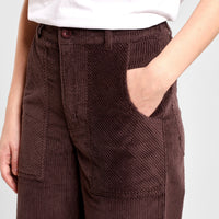 Dedicated Workwear Pants Vara Corduroy Brown, bruna manchesterbyxor - 30% REA online, 50% rabatt i butiken
