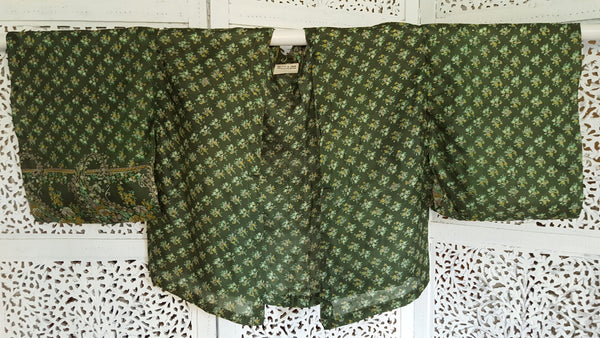 Uma kimono topp #44 - one size, passar S - L - Betty & Uma Upcycled Collection