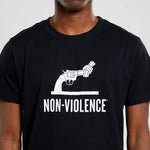 Dedicated x Non-Violence T-shirt Stockholm The Knotted Gun Black