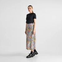 Skirt Mellby Meadow Flowers Multi Color, kjol