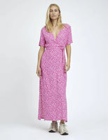 mbyM Semira dress, Adita Print Blue - duvblå - sista storleken L - 50% REA